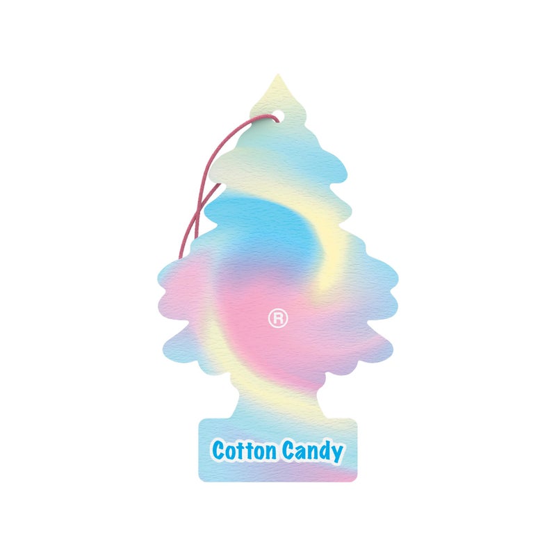 Little Trees MTR0046 Air Freshener Hanging Paper Tree for Home or Car Cotton Candy - Image 2