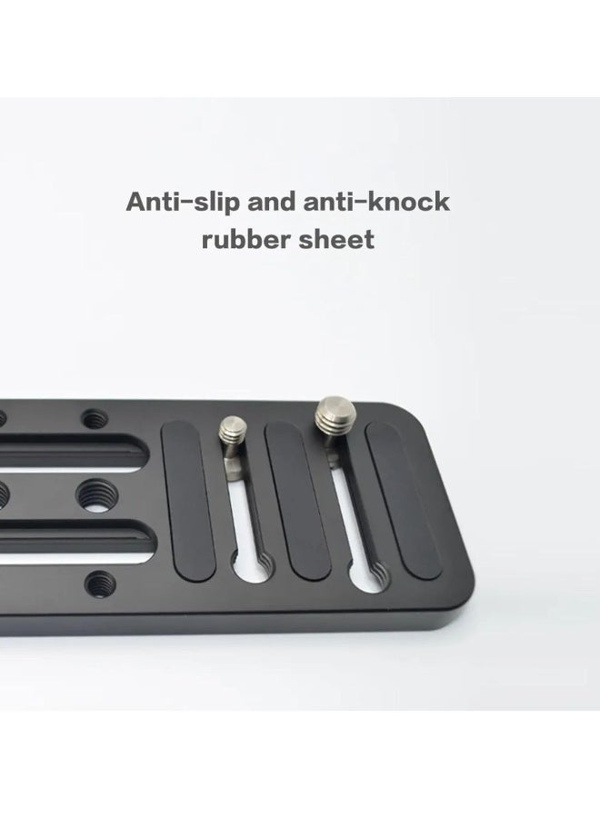 Universal L Camera Bracket with Quick Release Plate for DSLR Cameras - Vertical & Horizontal Switching for Canon, Nikon, Sony, DJI Osmo, Ronin, and Zhiyun Stabilizers & Tripods.