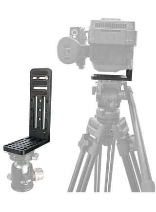 Universal L Camera Bracket with Quick Release Plate for DSLR Cameras - Vertical & Horizontal Switching for Canon, Nikon, Sony, DJI Osmo, Ronin, and Zhiyun Stabilizers & Tripods. - pzsku/Z01C3F052E0866D416AF5Z/45/1746647359/f77df5bd-da45-4b0c-9bc4-a34737a704fa
