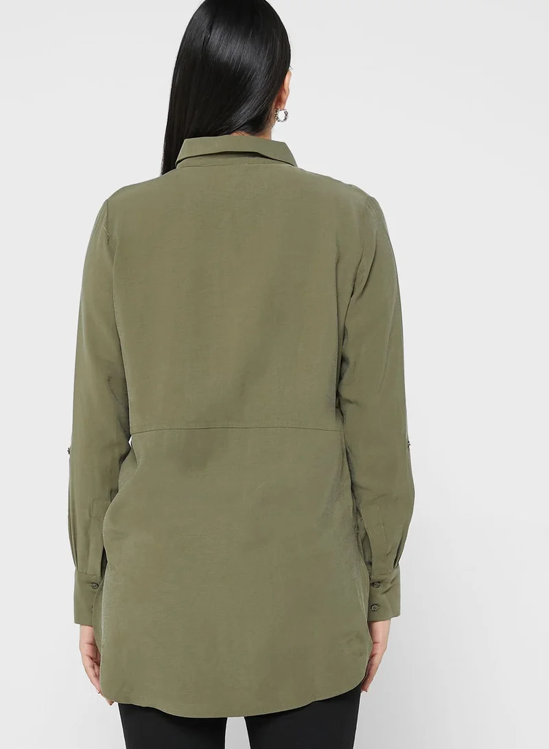 Jacqueline de Yong Button Down Shirt