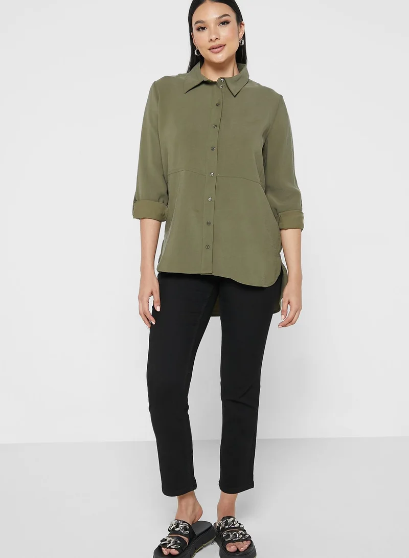 Jacqueline de Yong Button Down Shirt