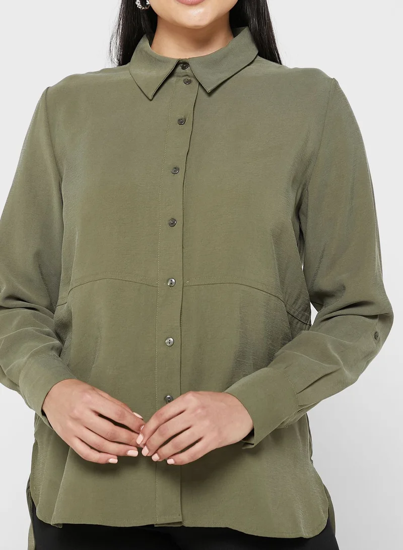 Jacqueline de Yong Button Down Shirt