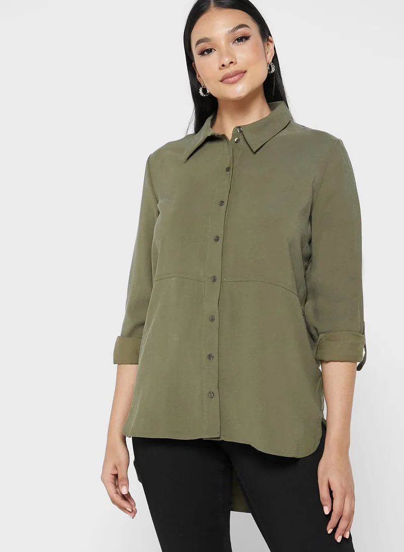 Jacqueline de Yong Button Down Shirt