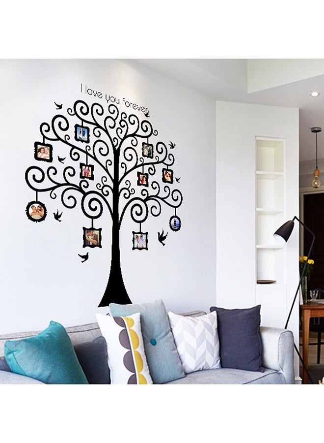 Voberry 3D DIY Photo Tree PVC Decals Adhesive Wall Stickers Mural Art Home Decor Black - Image 2