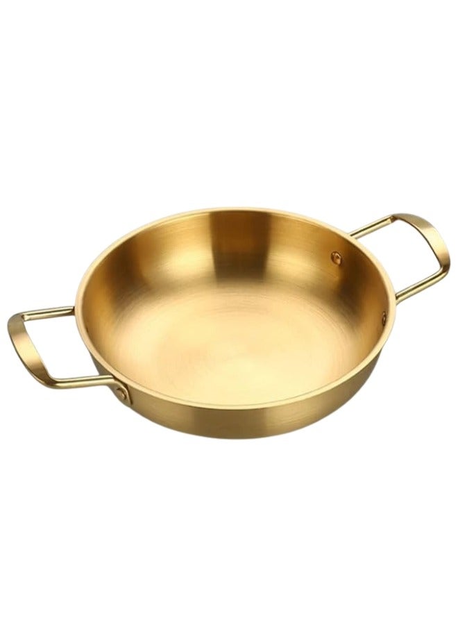 مقلاة ألومنيوم غير لاصق مقلاة شيف الكلاسيكية للاستخدام اليومي - القطر الداخلي 30 سم (ذهبي) - Image 2