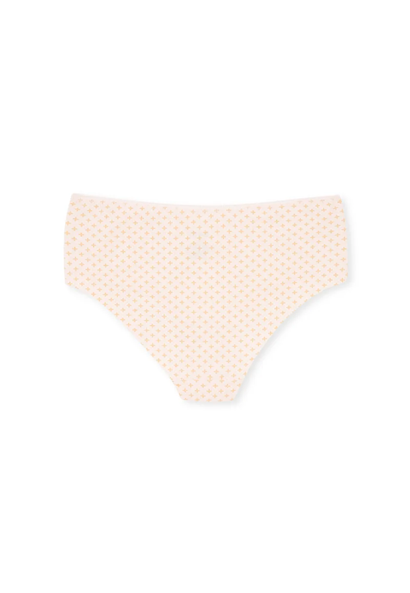 dagi  3 Pack Geometric Mid Rise Pink Cotton Blend Hipster for Women | Best Price UAE