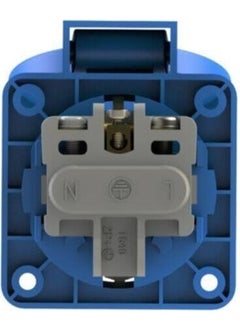 NE-AD Nead Combination 1X16 A Covered Grounded Panel Socket (Blue)  - Image 5