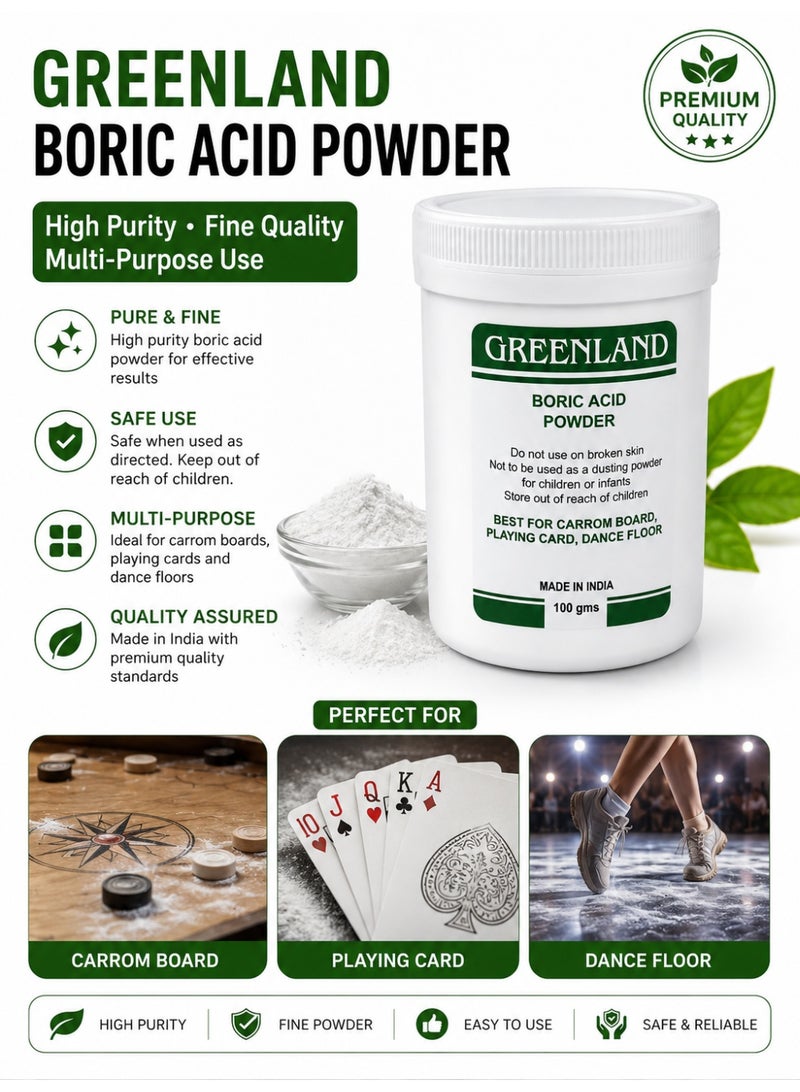 greenland Boric Acid Powder Best 100 g - Image 2