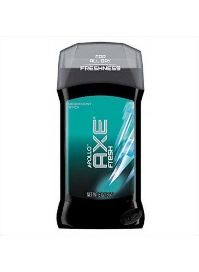 Axe Fresh Deodorant Stick, Apollo 3 oz (Pack of 2)