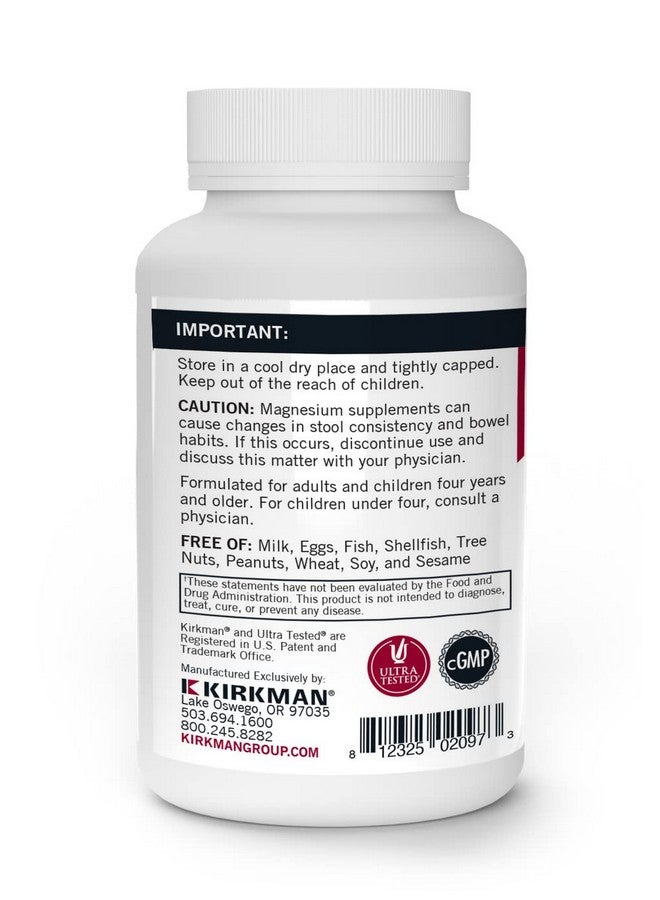 Kirkman - Vitamin B6 with Magnesium - 120 Tablets - Potent Vitamin B6 & Magnesium Supplementation - Chewable Wafer - Hypoallergenic - Image 3