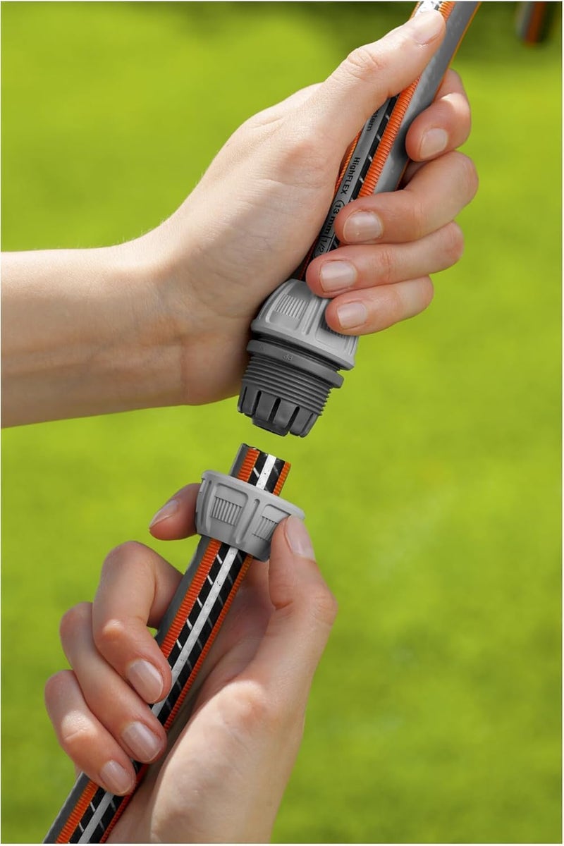 GARDENA Repairer 13mm (1/2") and 15mm (5/8"): Hose Repair Quick and Easy without Tools, Power Grip, High Holding Power, Packed (18232-20) - Image 3
