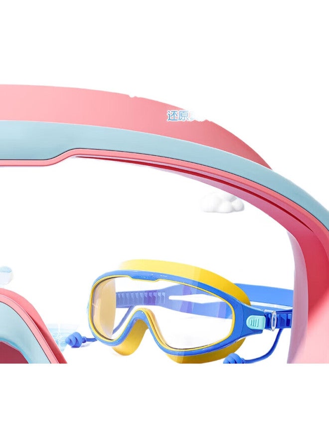 Yuke Children'S Swimming Goggles For Boys And Girls, Waterproof Anti-Fog High-Definition Swim Glasses (With Water Gun), Pink - Image 1