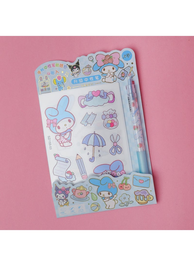 My Melody Label / Sticker Set with Pen - pzsku/Z01C484D4DC3790A05227Z/45/_/1730607632/e9ebe343-4f88-438c-b8e0-0cc539a17539