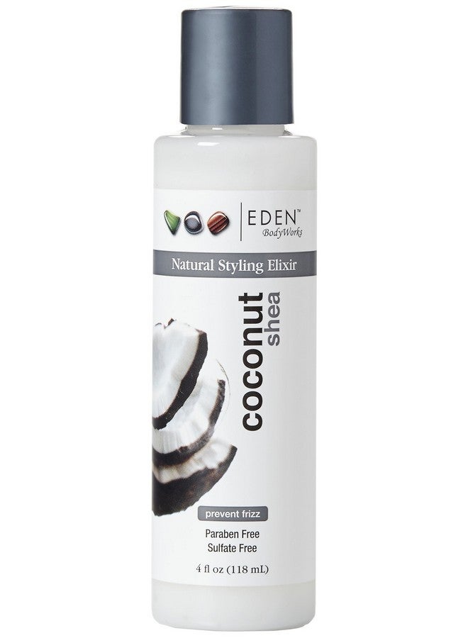eden bodyworks Coconut Shea Styling Elixir ; 4 Oz ; Heat Protectant Add Shine Moisturize & Smooth Hair - Image 2
