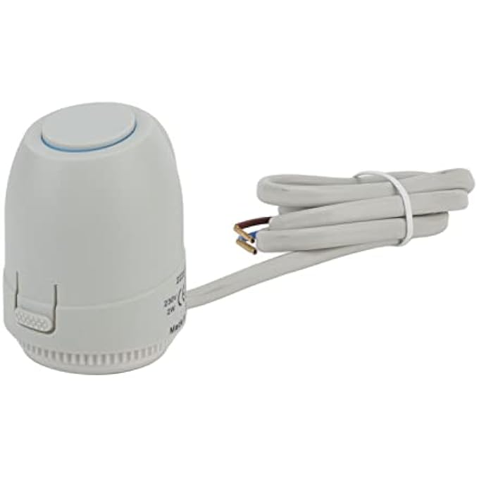 ELECTRIC THERMAL ACTUATOR, 2 WIRES 230V 2W THERMOSTATIC ACTUATOR ZONE VALVE, IP54 WATERPROOF MANIFOLD ACTUATING VALVE FOR HYDRONIC WATER GLYCOL PEX RADIANT FLOOR MANIFOLD - Image 2