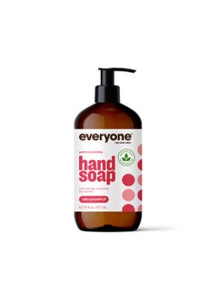 everyone for every body Everyone Liquid Hand Soap 1275 Ounce Pack of 1 Ruby Grapefruit PlantBased Cleanser with Pure Essential Oils 