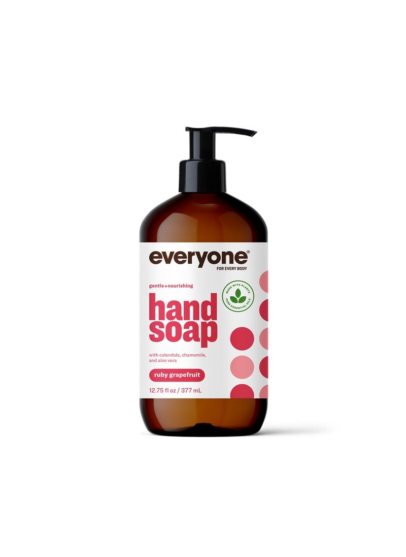 everyone for every body - Everyone Liquid Hand Soap 1275 Ounce Pack of 1 Ruby Grapefruit PlantBased Cleanser with Pure Essential Oils - Image 1