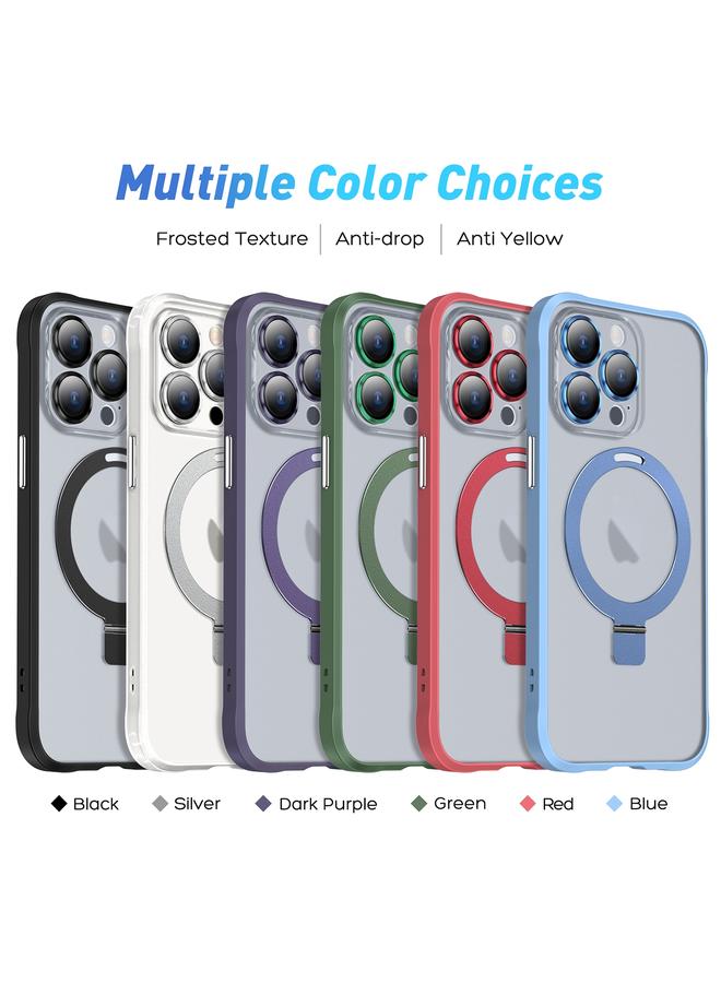 زبون حافظة لهاتف iPhone 12 من سلسلة Metal Eyes مع حامل مغناطيسي MagSafe - Image 2