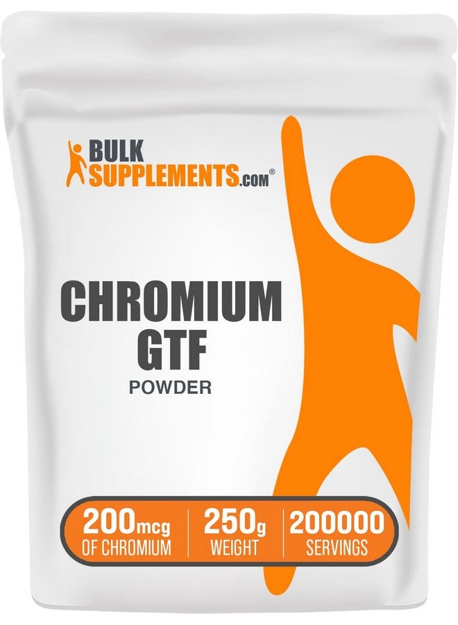 BulkSupplements.com Chromium GTF Powder - Mineral Supplements - Gluten & Yeast Free, 200mcg of Chromium, 1.7mg per Serving, 250g (8.8 oz) (Pack of 1) - Image 1