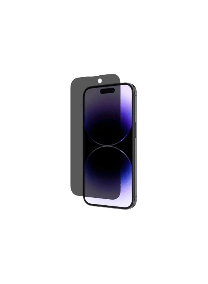 AKSESORY Privacy Screen Protector for iPhone 11 (6.1") – Full Coverage Anti-Spy Tempered Glass | Edge-to-Edge, Curved, Case-Friendly Design - Image 3