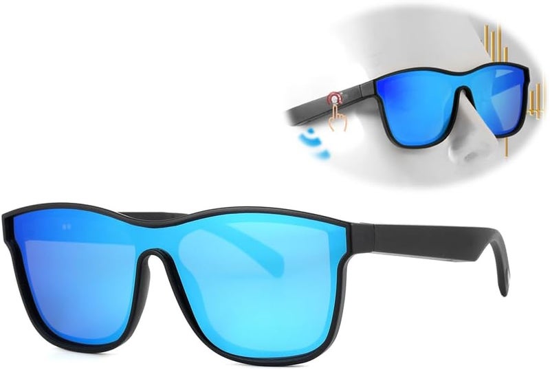 Smart Glasses, Bluetooth Sunglasses for Men Women with Speakers, Polarized Lenses, Touch/Voice Assistant - Image 1
