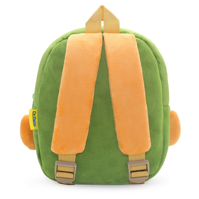 Plush Kids Backpack, Climbing Monkey Animal Design, Soft Lightweight School Bag for Toddlers and Preschool Kids - Image 5