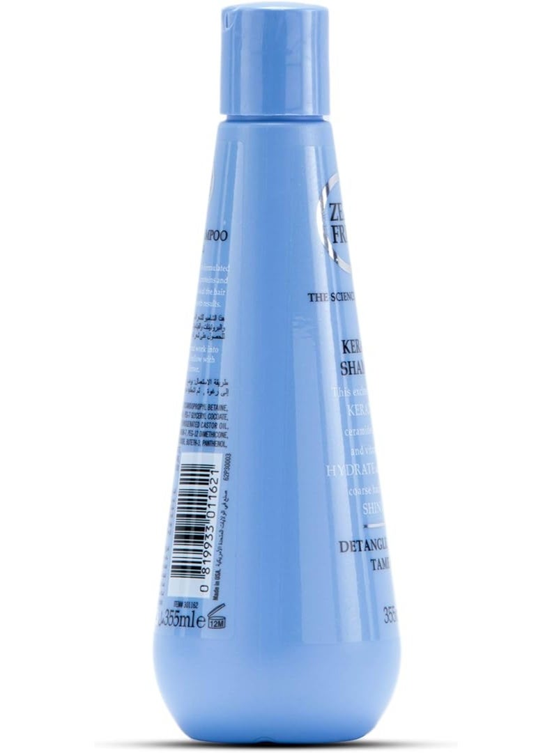 زيرو فريز Zero Frizz Keratin Shampoo for Frizzy Hair - 355 ml - Image 3