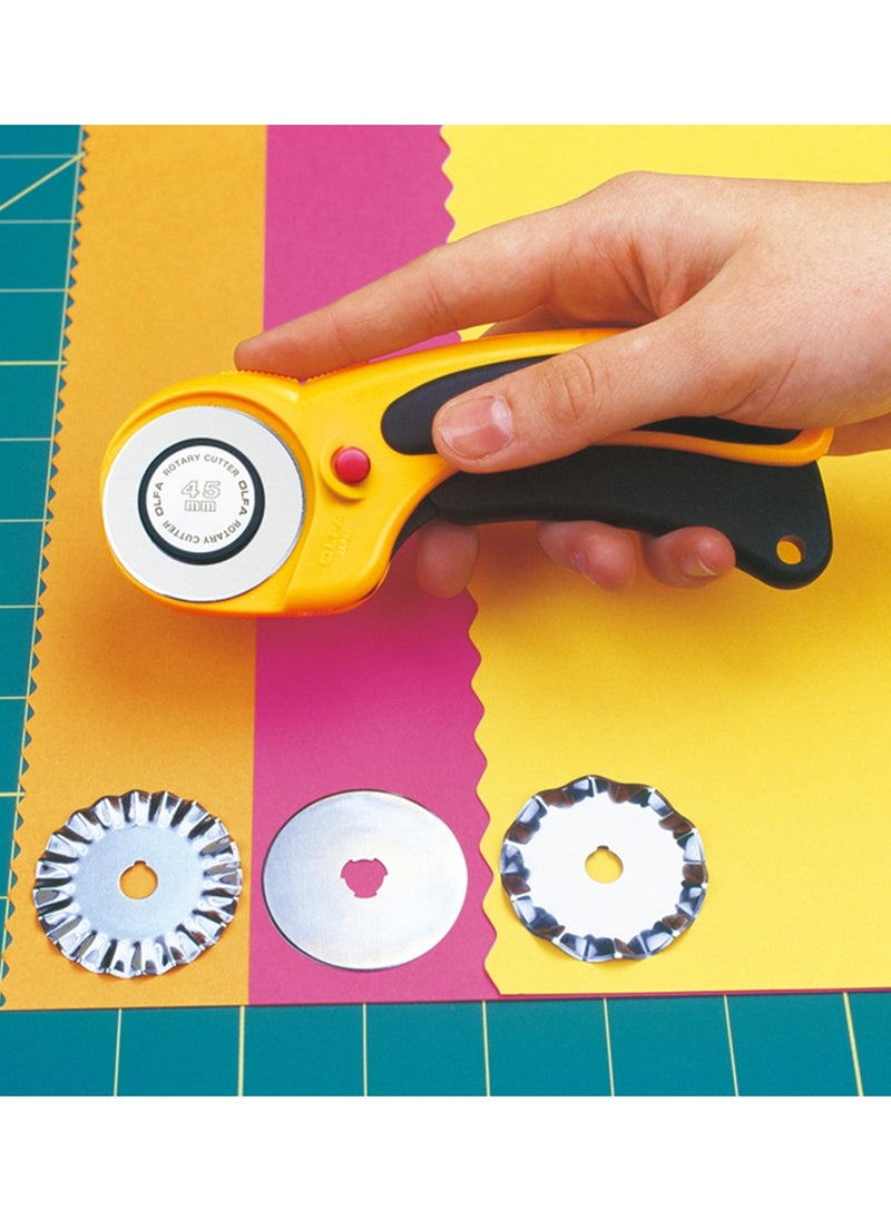 OLFA RTY-2/DX Dual Action Rotary Cutter With Safety Lock  - Image 2