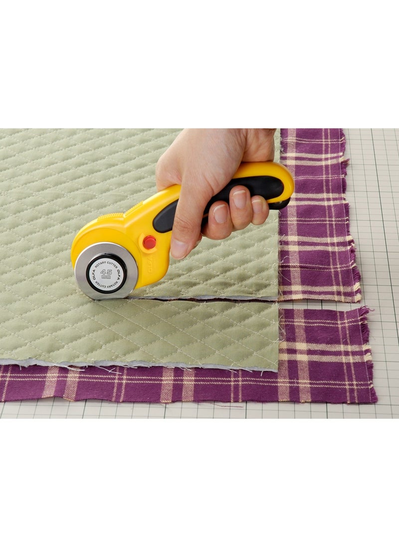 OLFA RTY-2/DX Dual Action Rotary Cutter With Safety Lock  - Image 5