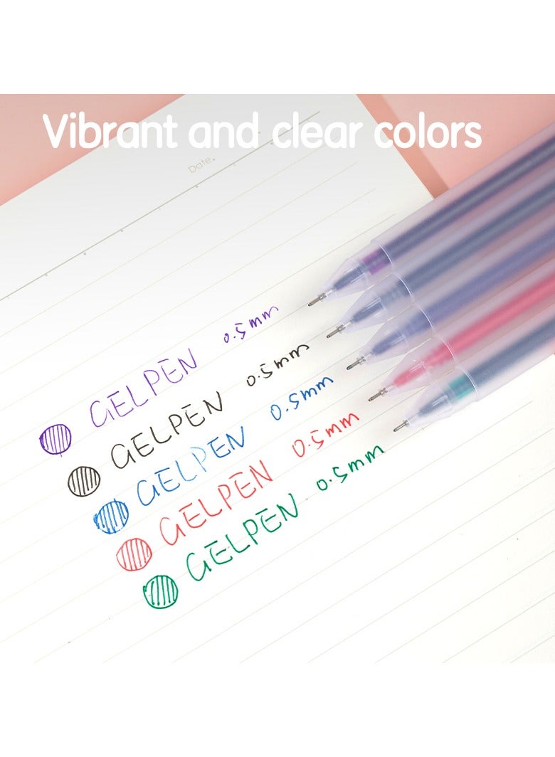 Deli EG67-PR Gel Pen Needle Tip 0.5mm Purple Ink 12pcs – ideal for smooth, clean writing - Image 4