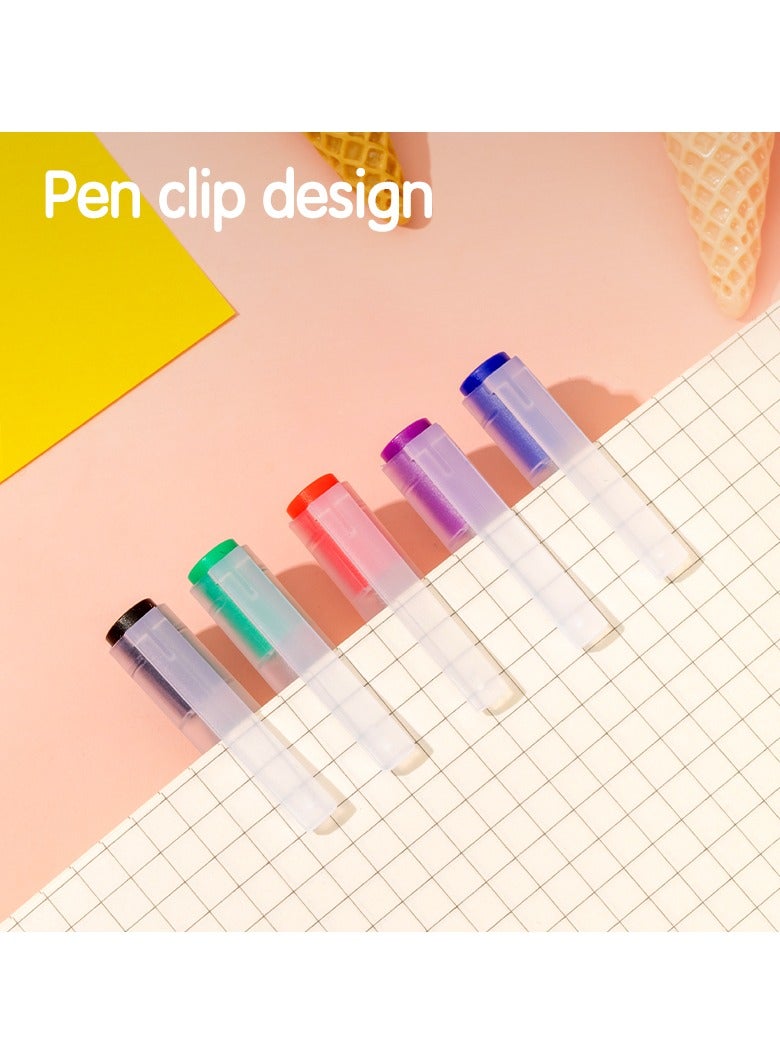 Deli EG67-PR Gel Pen Needle Tip 0.5mm Purple Ink 12pcs – ideal for smooth, clean writing - Image 5