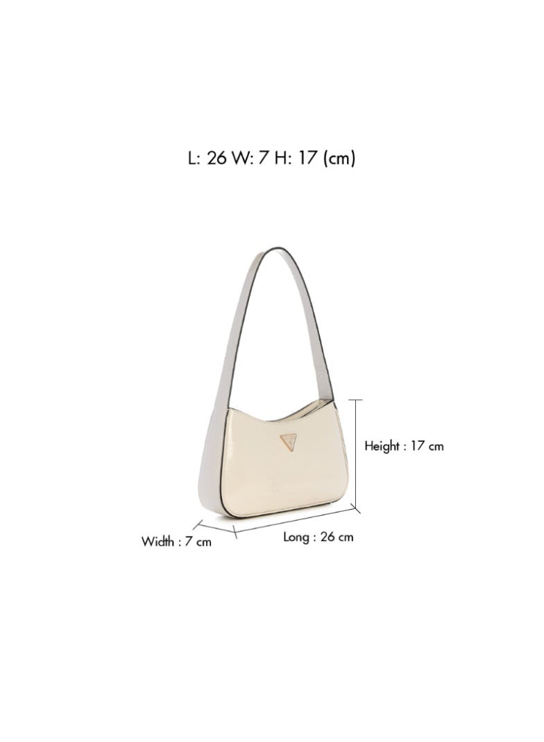 جيست حقيبة كتف نسائية أرنلا توب بسحاب باللون الأبيض - Image 5