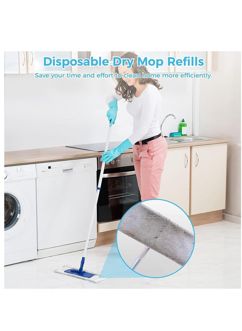 Sweeper Wet Mopping Cloths – Large Disposable Mop Pad Refills for Hardwood, Tile, and Laminate Floors – Heavy-Duty Floor Wipes for Sweeping, Scrubbing & Deep Cleaning - Image 4