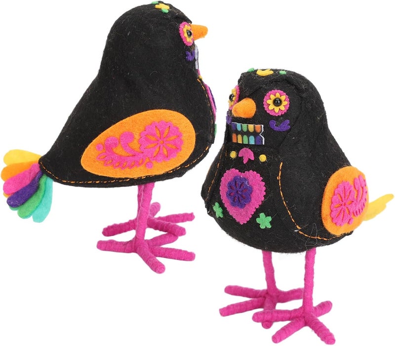 klarako Christmas Tabletop Decorations Birds,Small Standing Bird Table Ornament,Cute Standing Bird Table Home Decoration for Indoors Festival Decoration (Colorful Tail) - Image 3