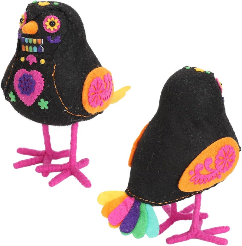 klarako Christmas Tabletop Decorations Birds,Small Standing Bird Table Ornament,Cute Standing Bird Table Home Decoration for Indoors Festival Decoration (Colorful Tail) - Image 4