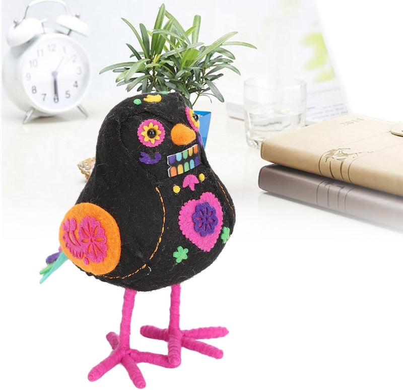 klarako Christmas Tabletop Decorations Birds,Small Standing Bird Table Ornament,Cute Standing Bird Table Home Decoration for Indoors Festival Decoration (Colorful Tail) - Image 2