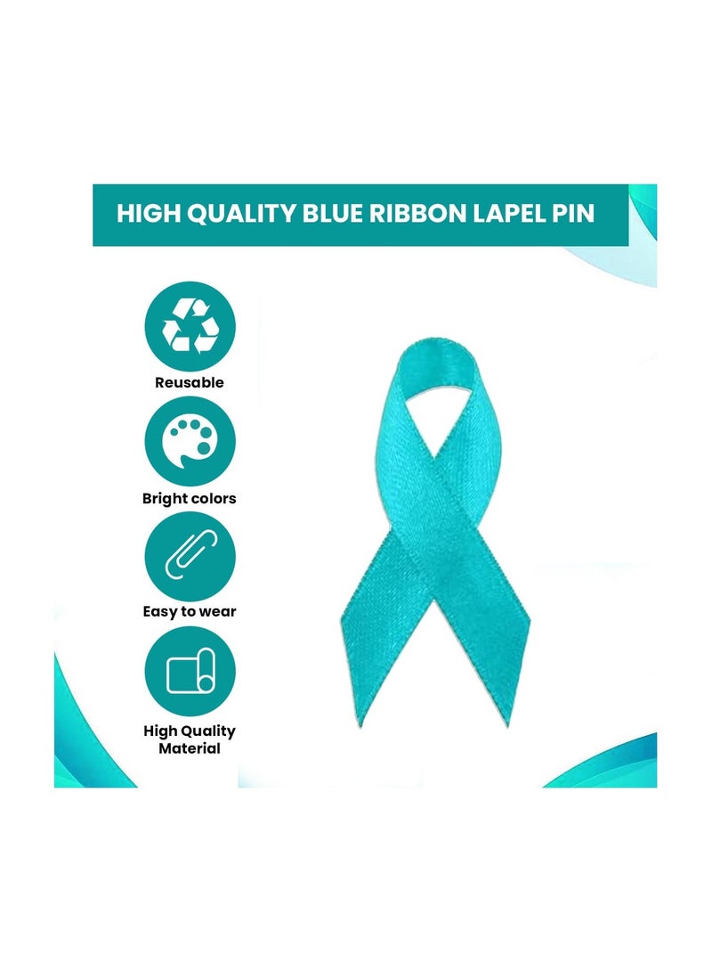 PRINTSHOP4ME Awareness Lapel Pins-Ribbon Pins For Fundraising,Campaigns,Charity Events And Raising Awareness-Ribbon With Safety Pin  - Image 3