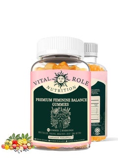 Nutrition Vital Source Feminine Balance Gummies, Gluten-Free, Vegan, Hawaiian Pineapple Flavor, 60 Count  - Image 1