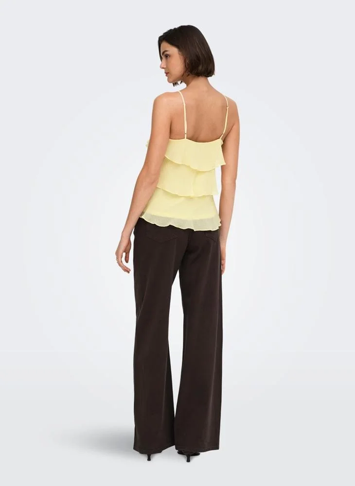 Only Onllinn Life Flounce Singlet Top
