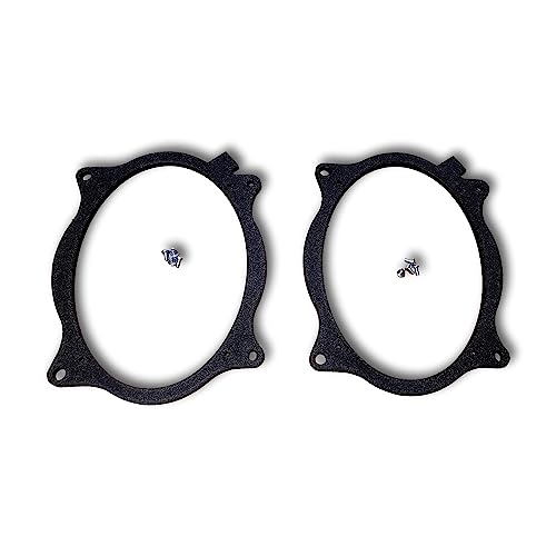 SpeedFreakCNC 1 Pair - 6x9 6"x9" Rear Deck Speaker Adapters Compatible with 2012-2016 Camry & 2014-2016 Corolla - SPKBRK003 - Image 3