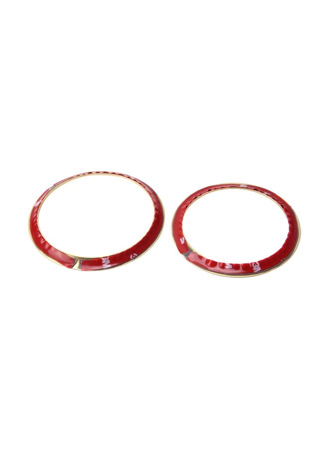 NIBEMINENT Pack Of 2 Zinc Alloy Hood Emblem Ring Sticker For BMW 3 Series  - Image 4