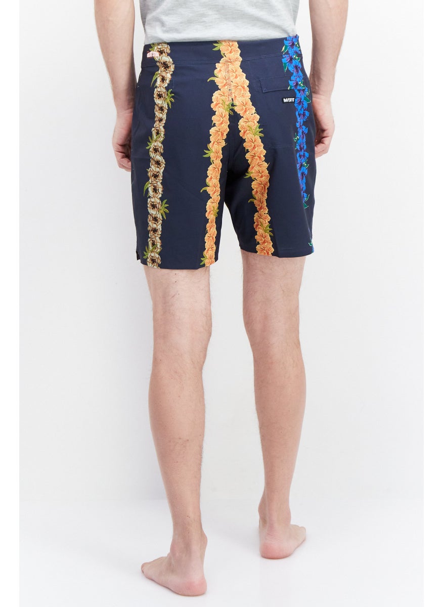 Men Floral Print Board Short, Navy Combo - pzsku/Z01C5675A580416F65ADCZ/45/_/1724351300/373d3645-7e0b-4b2d-b555-c649cc2db0ba