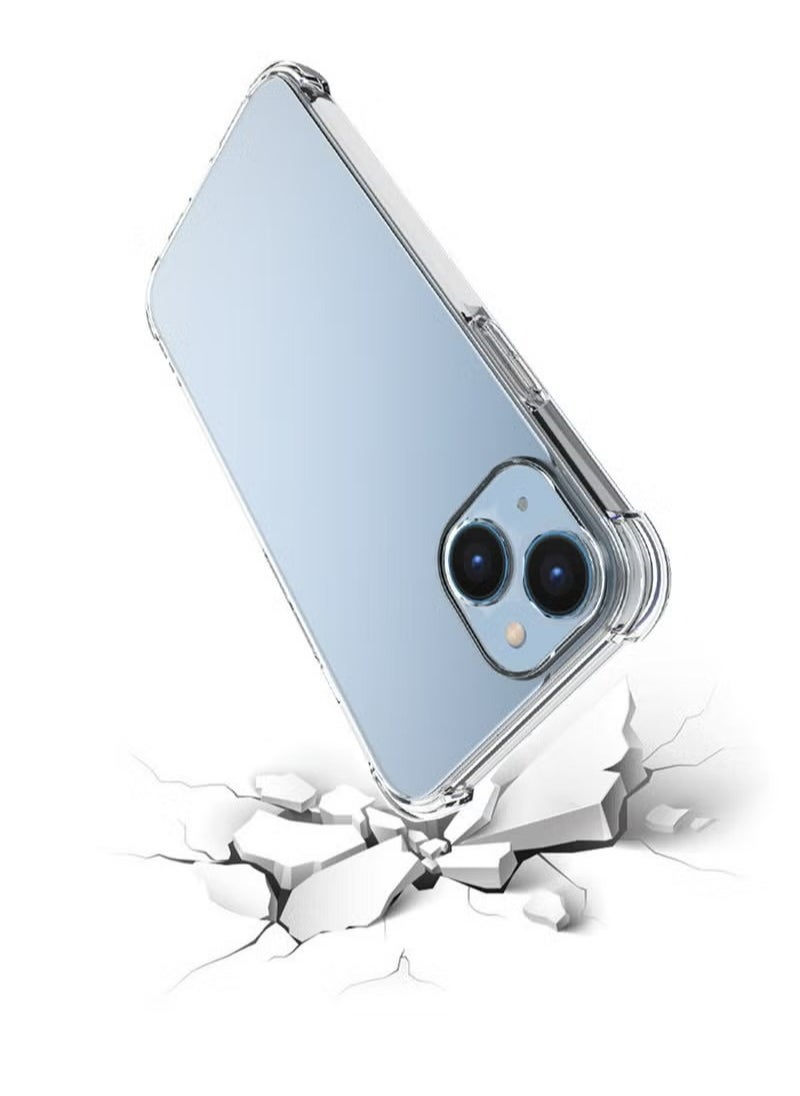 X-level - iPhone 15 Case Ultra Slim Case With Soft TPU Material With 4 Corners Bumper Shockproof Protection Anti-Scratch Anti-Drop Cell iPhone 15 Clear - Image 1