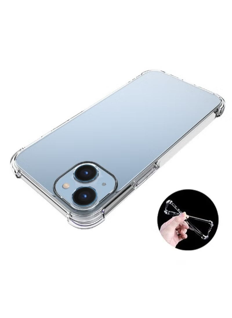 X-level - iPhone 15 Case Ultra Slim Case With Soft TPU Material With 4 Corners Bumper Shockproof Protection Anti-Scratch Anti-Drop Cell iPhone 15 Clear - Image 1