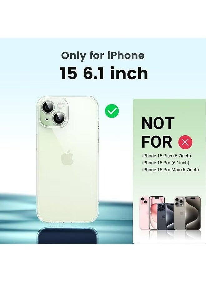 X-level - iPhone 15 Case Ultra Slim Case With Soft TPU Material With 4 Corners Bumper Shockproof Protection Anti-Scratch Anti-Drop Cell iPhone 15 Clear - Image 1