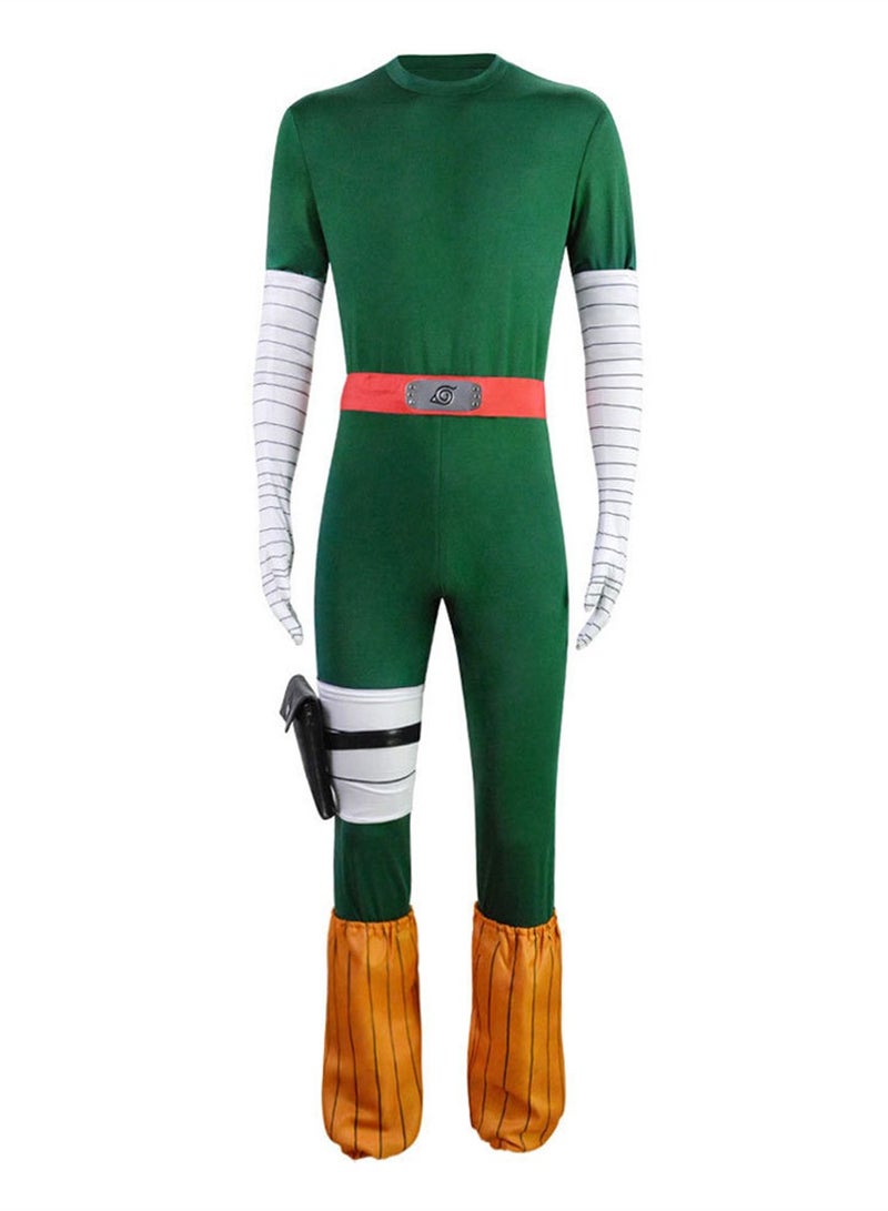 Naruto cos costume Konoha Lee Locke cosplay Hamon Yekai Emperor Kai cosplay costume Stage Dress Up Costume - Image 1