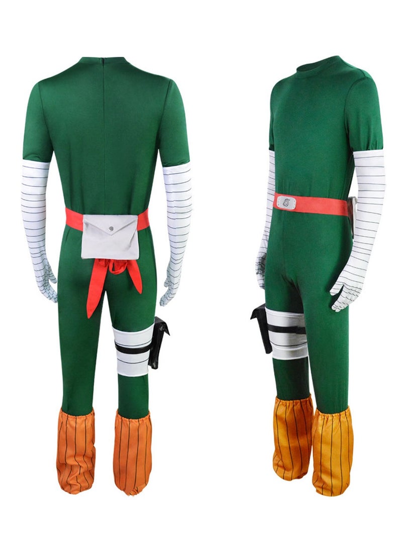 Naruto cos costume Konoha Lee Locke cosplay Hamon Yekai Emperor Kai cosplay costume Stage Dress Up Costume - Image 4