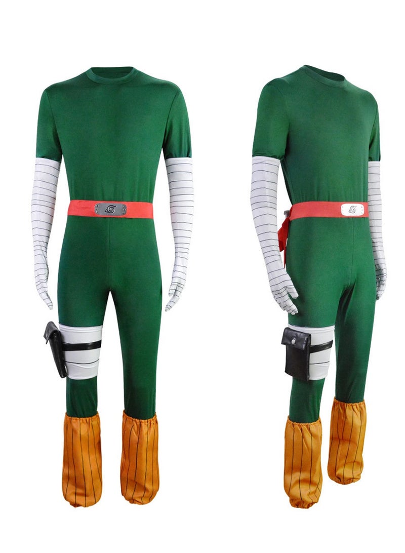 Naruto cos costume Konoha Lee Locke cosplay Hamon Yekai Emperor Kai cosplay costume Stage Dress Up Costume - Image 5