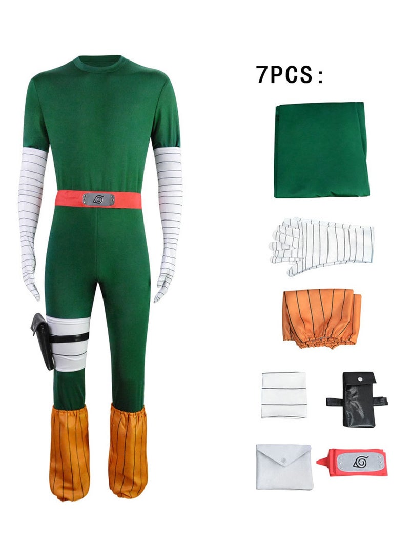 Naruto cos costume Konoha Lee Locke cosplay Hamon Yekai Emperor Kai cosplay costume Stage Dress Up Costume - Image 3