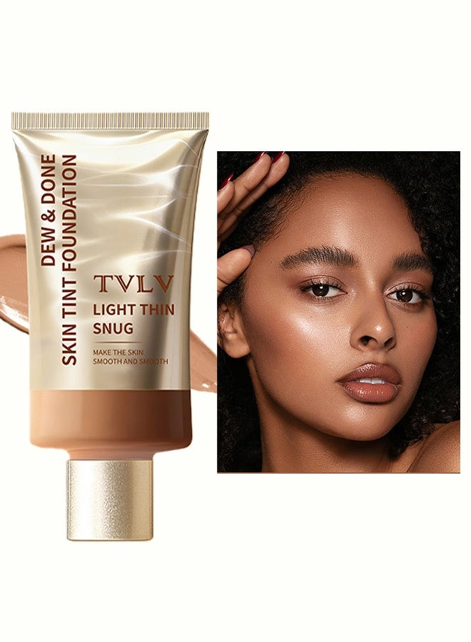TVLV Colorful Moisturizing Foundation Liquid - Lightweight, Smooth, Natural Blurring, Long-lasting and Waterproof Foundation Liquid 07# - Image 1